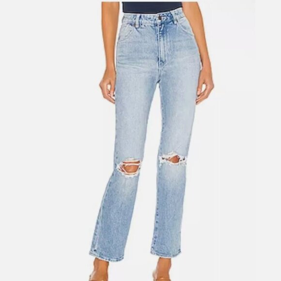 ROLLA'S Denim - Rolla's Women's Original Straight Distressed High Rise Jeans size 28
